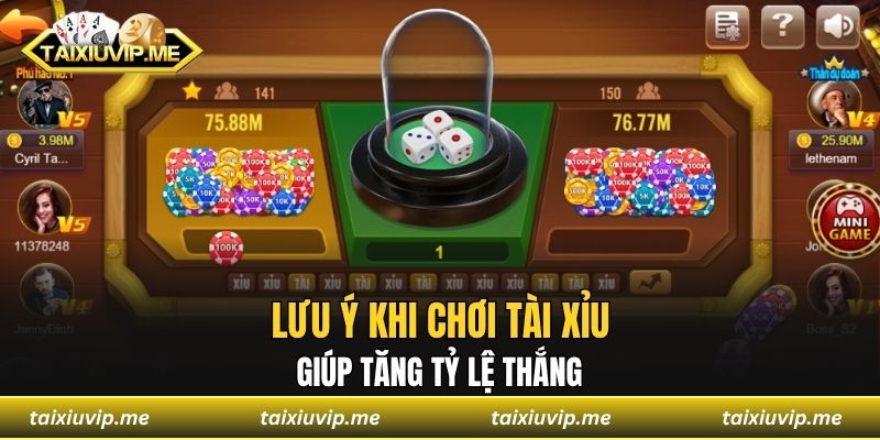 Tài Xỉu Tặng Tiền - Nhận Thưởng Miễn Phí Không Cần Nạp Lưu ý khi chơi tài xỉu giúp tăng tỷ lệ thắng